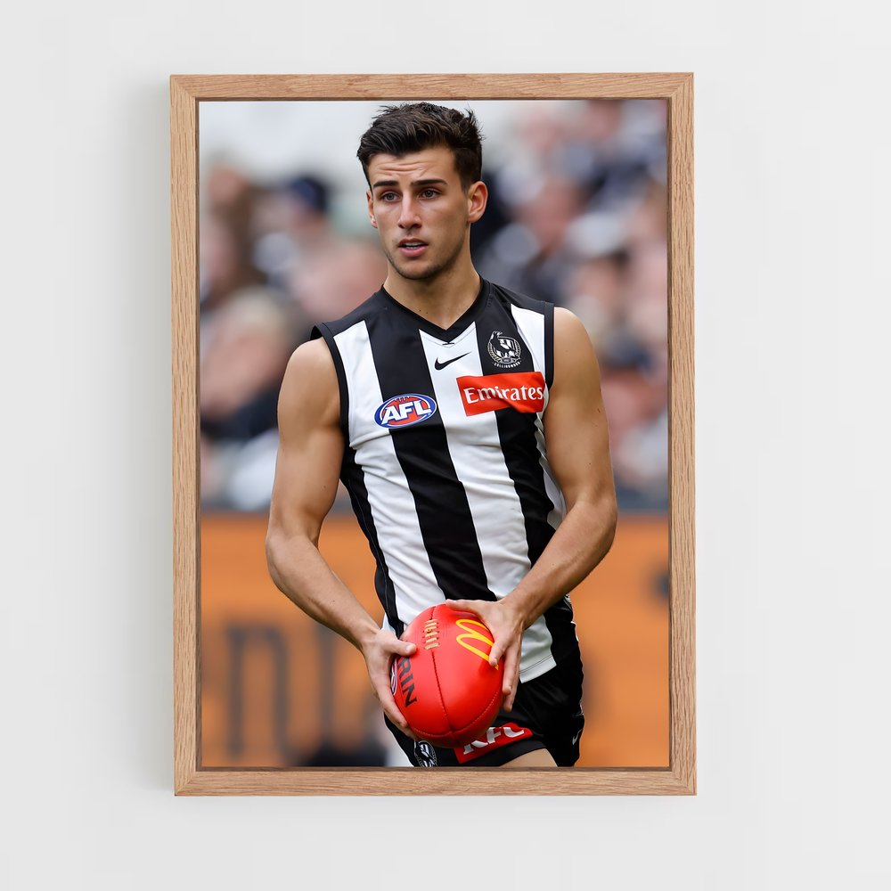 Poster La Passione Rouge – affiche Football australien (vue 4)